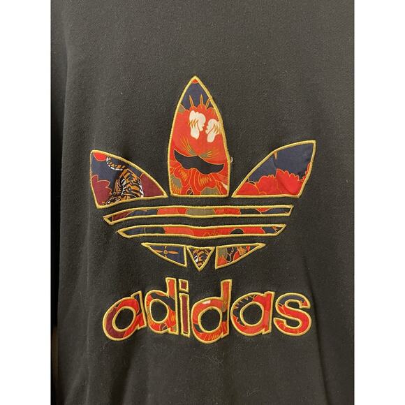 Mens Adidas Lunar Chinese New Year Hoodie Sweatshirt Black Size XL 2019 - Picture 3 of 9